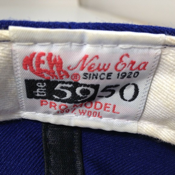 Vintage New Era Authentic Diamond Collection Cubs Baseball Hat Cap Wool USA Made